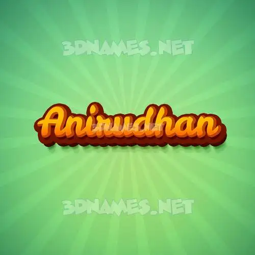 anirudhan in Green Rays style - 3D name wallpaper anirudhan in Green Rays style - 3D name wallpaper