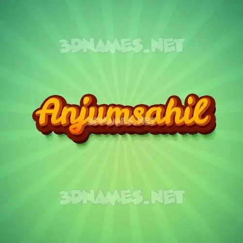 anjumsahil in Green Rays style - 3D name wallpaper anjumsahil in Green Rays style - 3D name wallpaper