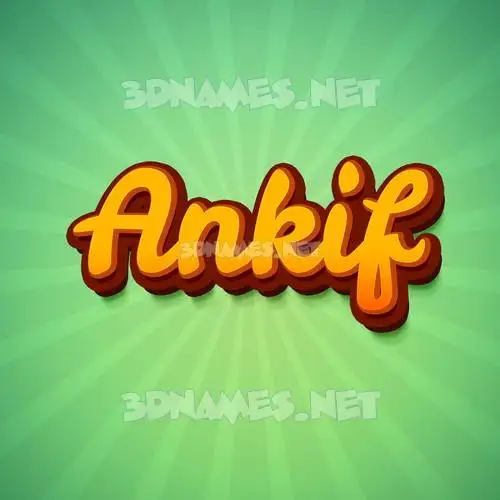ankif in Green Rays style - 3D name wallpaper ankif in Green Rays style - 3D name wallpaper