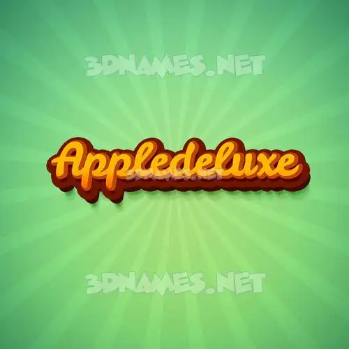 appledeluxe in Green Rays style - 3D name wallpaper appledeluxe in Green Rays style - 3D name wallpaper