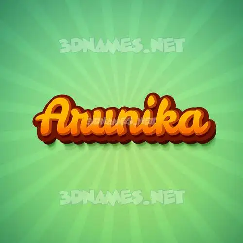arunika in Green Rays style - 3D name wallpaper arunika in Green Rays style - 3D name wallpaper