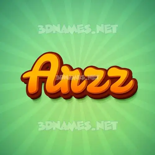 arzz in Green Rays style - 3D name wallpaper arzz in Green Rays style - 3D name wallpaper