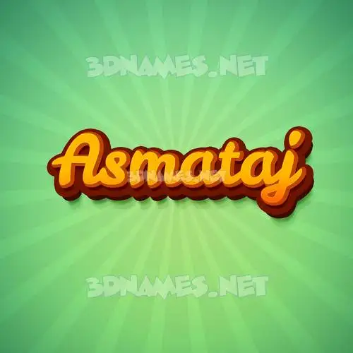 asmataj in Green Rays style - 3D name wallpaper asmataj in Green Rays style - 3D name wallpaper