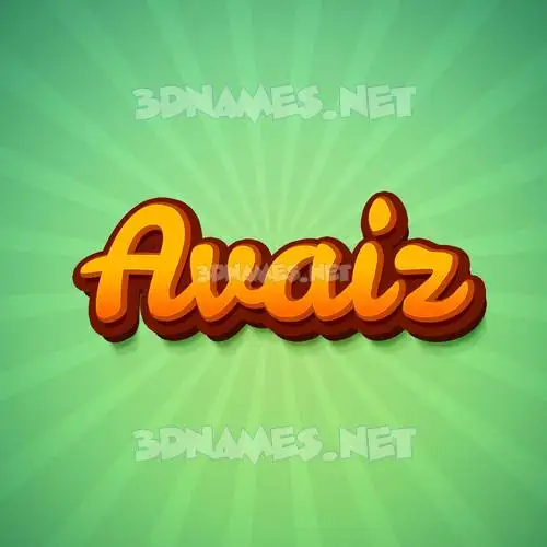 avaiz in Green Rays style - 3D name wallpaper avaiz in Green Rays style - 3D name wallpaper
