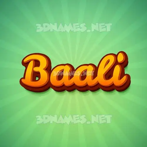 baali in Green Rays style - 3D name wallpaper baali in Green Rays style - 3D name wallpaper