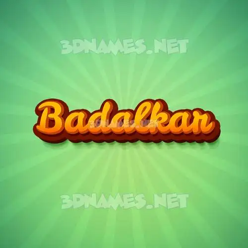 badalkar in Green Rays style - 3D name wallpaper badalkar in Green Rays style - 3D name wallpaper