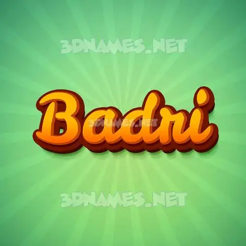 badri in Green Rays style - 3D name wallpaper badri in Green Rays style - 3D name wallpaper