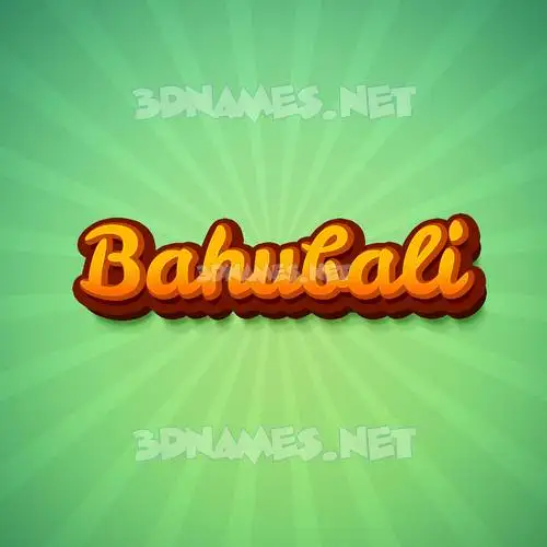 bahubali in Green Rays style - 3D name wallpaper bahubali in Green Rays style - 3D name wallpaper