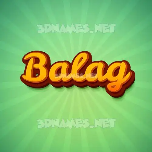 balag in Green Rays style - 3D name wallpaper balag in Green Rays style - 3D name wallpaper