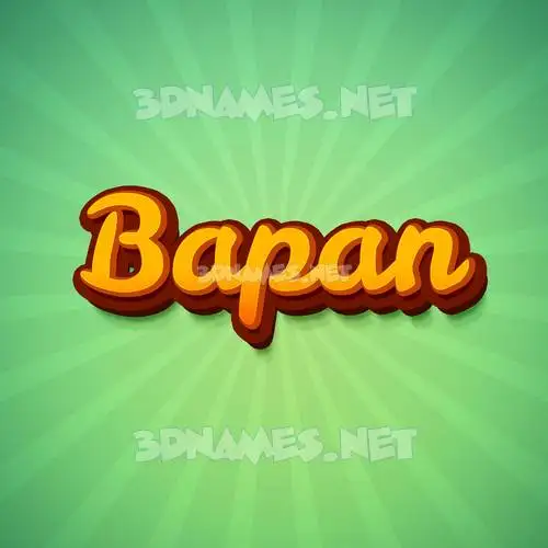 bapan in Green Rays style - 3D name wallpaper bapan in Green Rays style - 3D name wallpaper