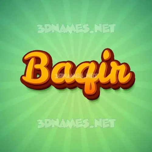 baqir in Green Rays style - 3D name wallpaper baqir in Green Rays style - 3D name wallpaper