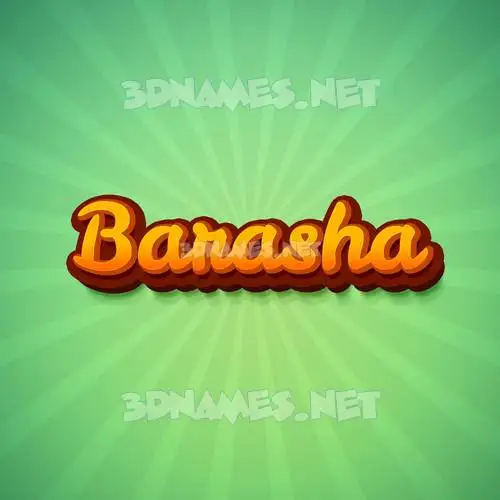 barasha in Green Rays style - 3D name wallpaper barasha in Green Rays style - 3D name wallpaper