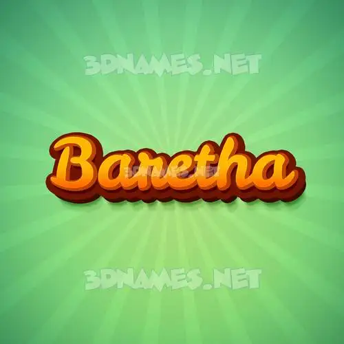 baretha in Green Rays style - 3D name wallpaper baretha in Green Rays style - 3D name wallpaper