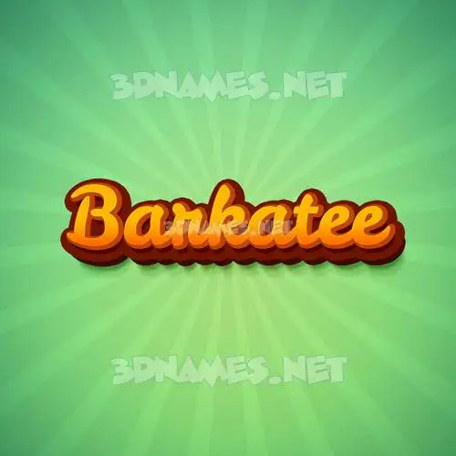barkatee in Green Rays style - 3D name wallpaper barkatee in Green Rays style - 3D name wallpaper