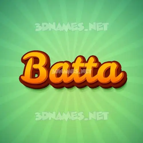 batta in Green Rays style - 3D name wallpaper batta in Green Rays style - 3D name wallpaper