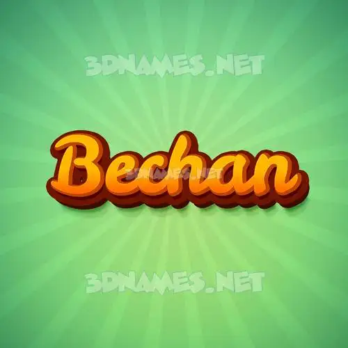 bechan in Green Rays style - 3D name wallpaper bechan in Green Rays style - 3D name wallpaper