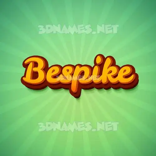 bespike in Green Rays style - 3D name wallpaper bespike in Green Rays style - 3D name wallpaper