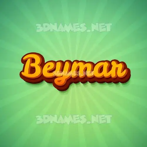 beymar in Green Rays style - 3D name wallpaper beymar in Green Rays style - 3D name wallpaper