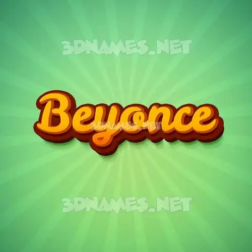 beyonce in Green Rays style - 3D name wallpaper beyonce in Green Rays style - 3D name wallpaper