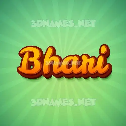 bhari in Green Rays style - 3D name wallpaper bhari in Green Rays style - 3D name wallpaper