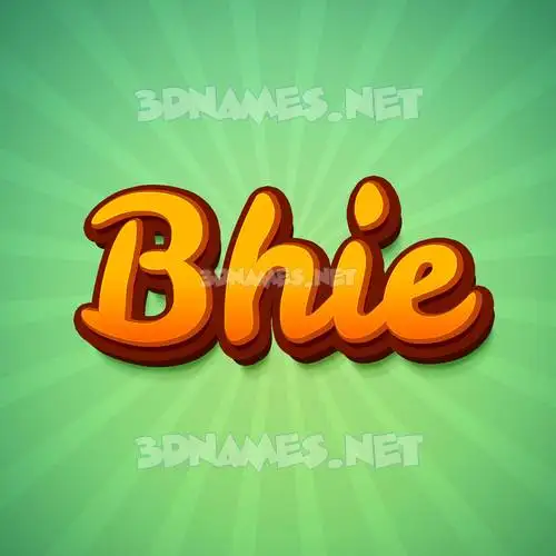 bhie in Green Rays style - 3D name wallpaper bhie in Green Rays style - 3D name wallpaper