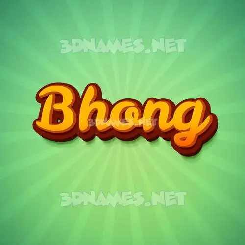 bhong in Green Rays style - 3D name wallpaper bhong in Green Rays style - 3D name wallpaper