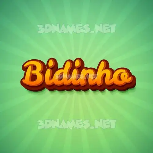 bidinho in Green Rays style - 3D name wallpaper bidinho in Green Rays style - 3D name wallpaper