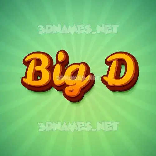 big d in Green Rays style - 3D name wallpaper big d in Green Rays style - 3D name wallpaper