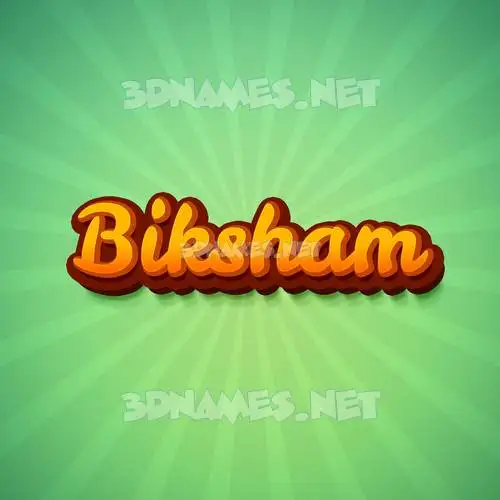 biksham in Green Rays style - 3D name wallpaper biksham in Green Rays style - 3D name wallpaper