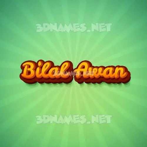 bilal awan in Green Rays style - 3D name wallpaper bilal awan in Green Rays style - 3D name wallpaper