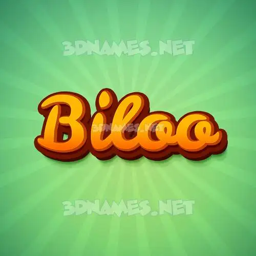 biloo in Green Rays style - 3D name wallpaper biloo in Green Rays style - 3D name wallpaper