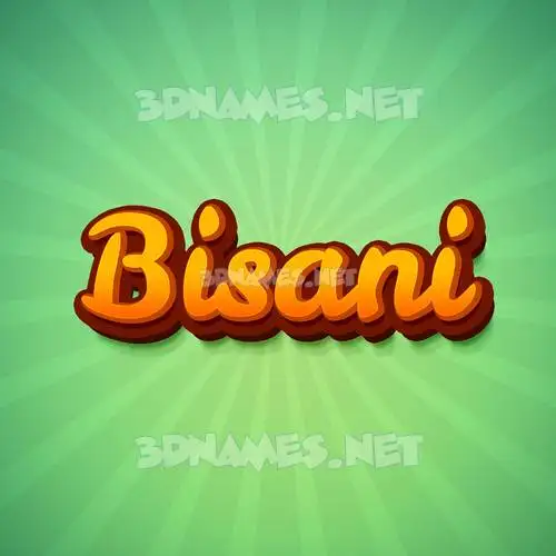 bisani in Green Rays style - 3D name wallpaper bisani in Green Rays style - 3D name wallpaper
