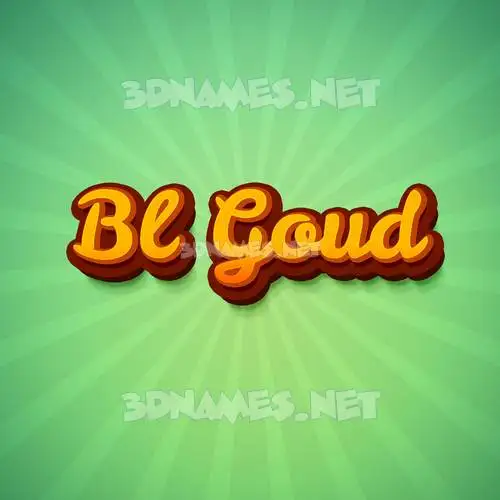 bl goud in Green Rays style - 3D name wallpaper bl goud in Green Rays style - 3D name wallpaper