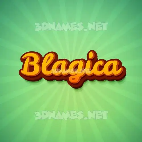 blagica in Green Rays style - 3D name wallpaper blagica in Green Rays style - 3D name wallpaper