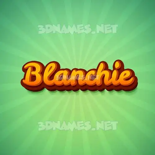 blanchie in Green Rays style - 3D name wallpaper blanchie in Green Rays style - 3D name wallpaper