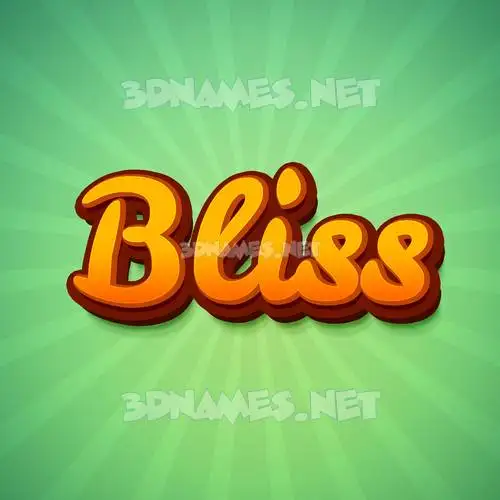 bliss in Green Rays style - 3D name wallpaper bliss in Green Rays style - 3D name wallpaper