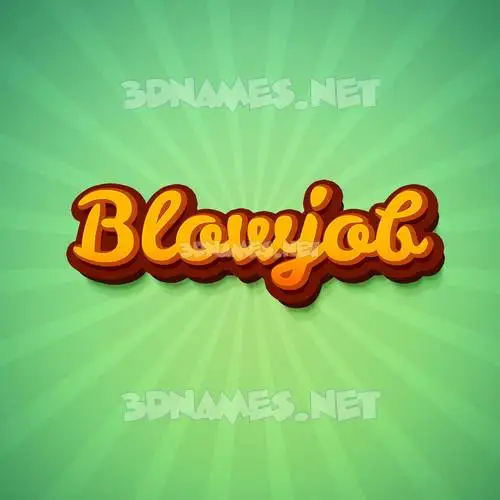 blowjob in Green Rays style - 3D name wallpaper blowjob in Green Rays style - 3D name wallpaper