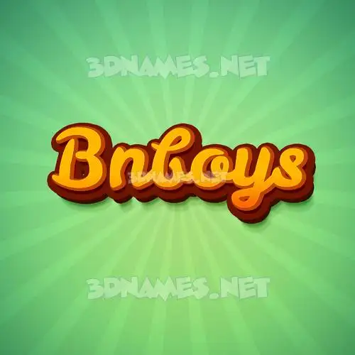 bnboys in Green Rays style - 3D name wallpaper bnboys in Green Rays style - 3D name wallpaper