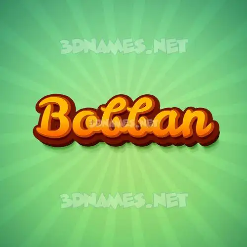 bobban in Green Rays style - 3D name wallpaper bobban in Green Rays style - 3D name wallpaper
