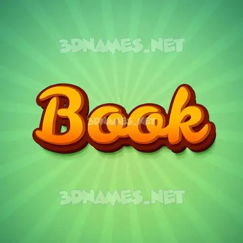 book in Green Rays style - 3D name wallpaper book in Green Rays style - 3D name wallpaper