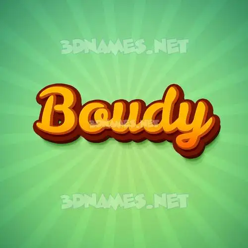 boudy in Green Rays style - 3D name wallpaper boudy in Green Rays style - 3D name wallpaper