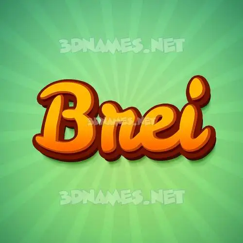brei in Green Rays style - 3D name wallpaper brei in Green Rays style - 3D name wallpaper