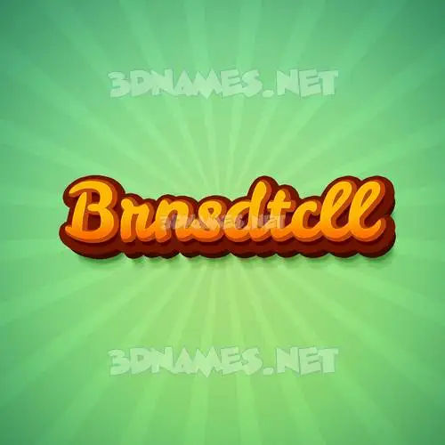 brnsdtcll in Green Rays style - 3D name wallpaper brnsdtcll in Green Rays style - 3D name wallpaper