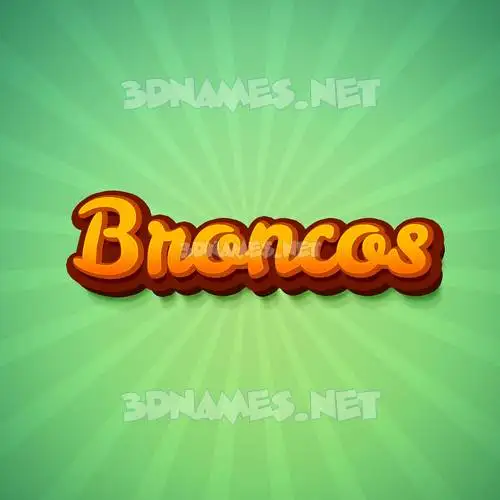 broncos in Green Rays style - 3D name wallpaper broncos in Green Rays style - 3D name wallpaper