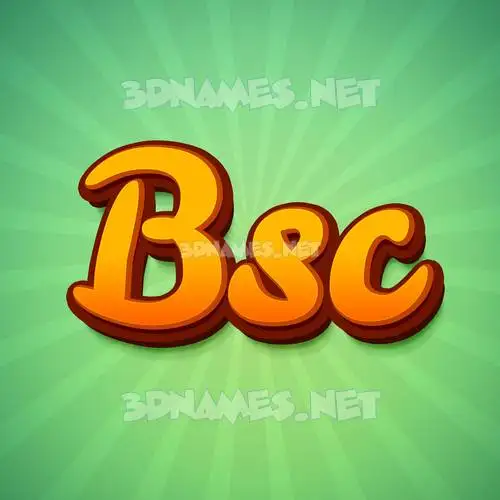 bsc in Green Rays style - 3D name wallpaper bsc in Green Rays style - 3D name wallpaper