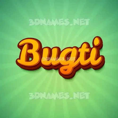 bugti in Green Rays style - 3D name wallpaper bugti in Green Rays style - 3D name wallpaper