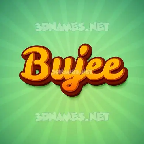 bujee in Green Rays style - 3D name wallpaper bujee in Green Rays style - 3D name wallpaper