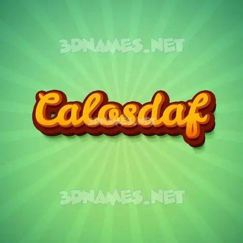 calosdaf in Green Rays style - 3D name wallpaper calosdaf in Green Rays style - 3D name wallpaper