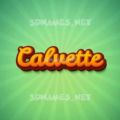 calvette in Green Rays style - 3D name wallpaper calvette in Green Rays style - 3D name wallpaper