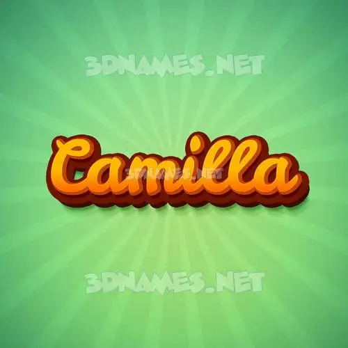 camilla in Green Rays style - 3D name wallpaper camilla in Green Rays style - 3D name wallpaper